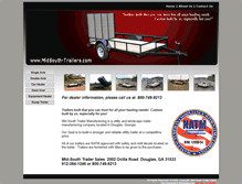Tablet Screenshot of midsouth-trailers.com